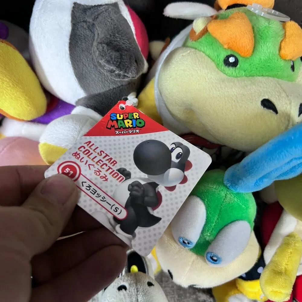 Super‎ Mario All Star Collection Koopalings Plush Lot Yoshi